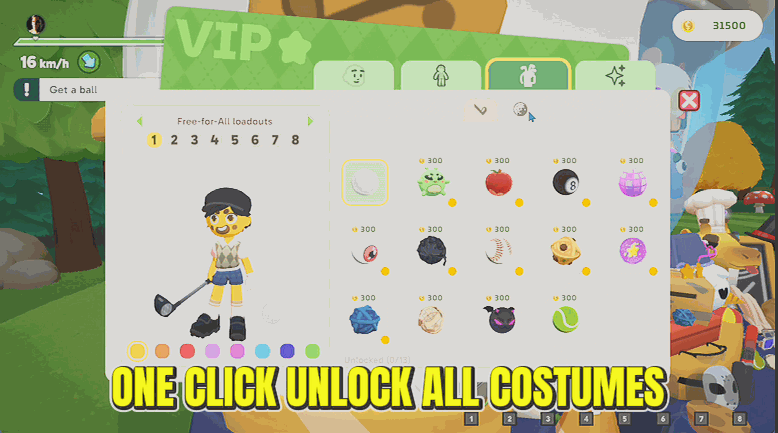 Super Battle Golf — Walk-In Closet (screenshot 2)